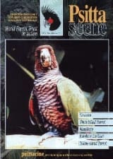 The cover of a 2000 issue of PsittaScene, magazine of the World Parrot Trust