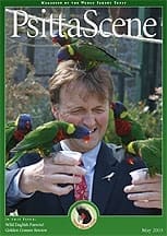 The cover of the May 2003 PsittaScene, magazine of the World Parrot Trust