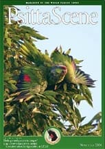 The cover of the November 2004 PsittaScene, magazine of the World Parrot Trust