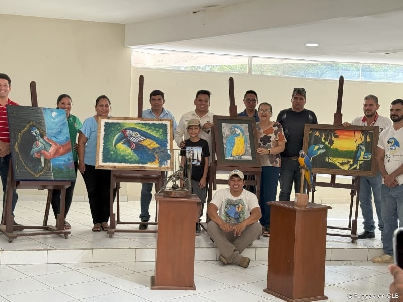 Colors of Freedom: Celebrating the Blue-throated Macaw Through Art